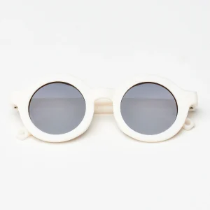 BABY CLOUD Βρεφικά Γυαλιά Ηλίου Baby Round White UV400 με Λουράκι 6 - 24 μηνών (10.6 x 11.5 εκ.)